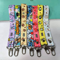 Lanière promotionnelle personnalisée en nylon avec impression de logo, porte-badge imprimé, lanière en nylon imprimée