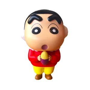 Mais recente Barato anime Vendas Quentes Personalizado Plástico Rígido Brinquedos Crayon Shin-Chan Anime Figuras De Ação Japonês anime brinquedos