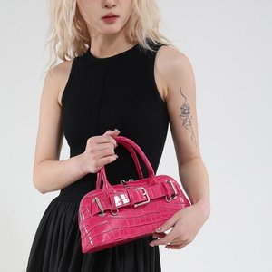 Bolso de Mano Pequeño de Moda con Estampado de Serpiente, Bolso de Hombro Cuadrado para Mujer, Directo de Fábrica, Tendencia 2025 - Product Image 1
