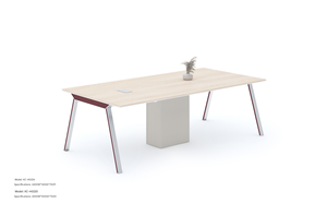 Muebles de Oficina Modernos de Alta Calidad, Mesa de <span class=keywords><strong>Conferencia</strong></span> de Oficina de Tablero de Partículas, Adecuada para Edificios de Oficinas - Product Image 4