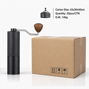 Molinillo <span class=keywords><strong>de</strong></span> Café Manual CNC <span class=keywords><strong>de</strong></span> Acero Inoxidable con Muela Cónica, Mango <span class=keywords><strong>de</strong></span> Madera <span class=keywords><strong>de</strong></span> Nogal Sólido, 24 Ajustes, Portátil, Molinillo <span class=keywords><strong>de</strong></span> Café Manual Interno - Product Image 5