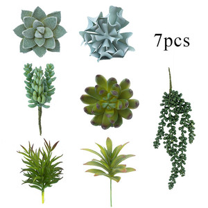 <span class=keywords><strong>Pas</strong></span> cher en gros décoratif mini <span class=keywords><strong>cactus</strong></span> assortiment extérieur intérieur suspendus arrangement plantes artificielles succulentes - Product Image 3