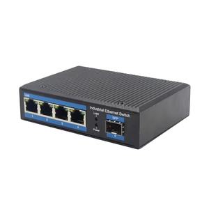 <span class=keywords><strong>Mini</strong></span> commutateur 5 ports extérieur 10/100Mbps 4 ports RJ45 vers commutateur Ethernet industriel SFP - Product Image 1