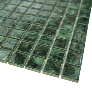 <span class=keywords><strong>Prix</strong></span> usine 300x300 carreaux de piscine verts mixtes mosaïque en céramique pour intérieur et extérieur - Product Image 2
