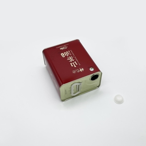 Boîte en fer blanc carrée personnalisable en gros avec poignée en plastique pour huile alimentaire, aliments pour animaux, biscuits, chocolat, gâteaux, huile d'olive - Product Image 2