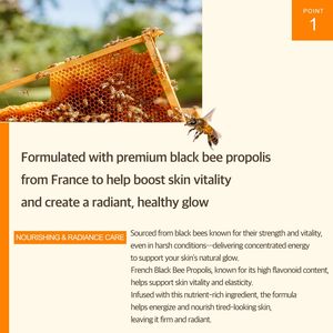 Elensilia CPP Propolis Gold Ampoule Set Siero Viso Nutriente e Idratante con Miele e Pappa Reale 15ml (5 pz) per Tutti i Tipi di Pelle - Product Image 6