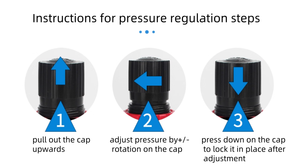 Válvula Reguladora de Presión de Filtro de Procesamiento de Fuente de Gas de Aleación de Aluminio de Dos Piezas <span class=keywords><strong>GR200</strong></span>, Piezas Neumáticas de Aceite y Agua para Compresor de Aire - Product Image 5