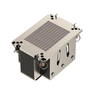 Refroidisseur de processeur de serveur Coolserver LGA 4677 2UM81, 5 caloducs en cuivre et aluminium, interface d'alimentation 4 broches, TDP 300W pour boîtier d'ordinateur