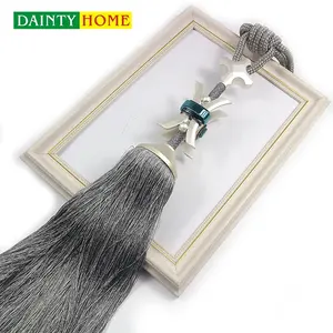 Elegant Curtain Fringe Trimming Curtain Tiebacks Tassels Rope For Curtains