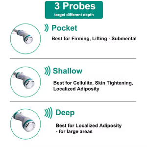 3 tay cầm máy làm đẹp mới nhất ONDA PRO sóng mát 2.45GHz Onda coolwaves cơ thể hình thành khuôn mặt săn chắc da & Nâng sóng mát - Product Image 4