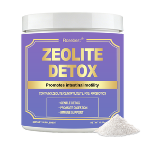 Suplemento en Polvo de Zeolita Clinoptilolita de 1500 mg, Desintoxicante Suave con Probióticos y <span class=keywords><strong>FOS</strong></span>, Promueve la Digestión y la Motilidad Intestinal - Product Image 1