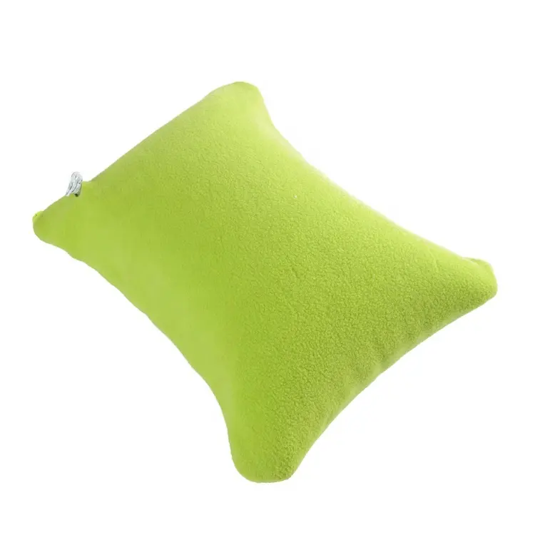 Wholesale Inflatable Solid Color Fleece Neck Rest