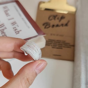 925 Sterling Silver Multi Layer <b>Ring</b> <b>Open</b> Design For Women Index Finger Everyday Wear Jewelry - Product Image 3