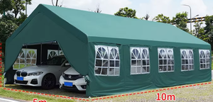 TUOYE Custom 5X 10m telaio in acciaio esterno grande tettoia per tettoia nuova in ferro per eventi di nozze copertura della festa trattata a pressione natura - Product Image 2