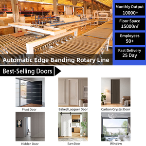 Portes intérieures pré-assemblées en bois massif - Fournisseur de portes de maison de style <span class=keywords><strong>IKEA</strong></span>, luxe moderne - Product Image 6