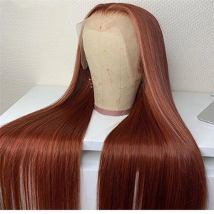 Brésilien 360 Lace Front Perruques Vierge Cheveux Humains HD 13x4 Pré-Peel Frontal Perruques Transparent pour les Femmes Noires Échantillon Gratuit Disponible - Product Image 1
