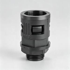 Plastic Corrugated Pipe <b>Connector</b> <b>Quick</b> Straight Push In Fitting For Flexible Conduit Tubing Connection - Product Image 5
