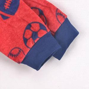 <span class=keywords><strong>Combinaison</strong></span> douce personnalisable en usine pour nouveau-né garçons arrivée d'hiver bébé <span class=keywords><strong>polaire</strong></span> pyjamas barboteuses fermeture éclair personnalisable pour l'arrivée - Product Image 4