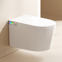 Offre Spéciale : WC Intelligent Mural avec Citerne, Couvercle à Ouverture Automatique, Siège Chauffant Instantané, Télécommande, Double Chasse d'Eau Électrique Intelligente