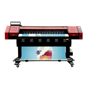 Banner Sticker Papier Label Eco Solvent Printer 160Cm Banner Printmachine 1.6 High Definition Printer