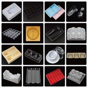 Bandejas de plástico PVC transparentes para embalaje, bandejas interiores plegables para reempaquetado - Product Image 5