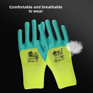 Fabricant chinois Nouveaux gants de travail de sécurité enduits de <span class=keywords><strong>latex</strong></span> de nylon industriel <span class=keywords><strong>durable</strong></span> pour jardin - Product Image 5