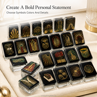 Jeu de Mahjong américain de luxe moderne, tuiles en acrylique de qualité supérieure, idéal pour la vente en gros et les cadeaux personnalisés