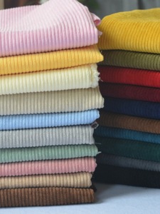 Tela de pana sólida a rayas de terciopelo multiusos para ropa exterior, camisas, overoles y decoración de sofás - Product Image 5