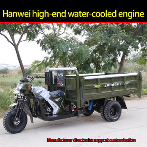 Hanwei Water-Cooled Three-Wheeled Motorcycle <b>Gasoline</b> Freight Agricultural Dump Tricycle - Product Image 4