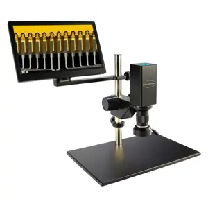 Ft-Opto FM750I 0.5X CCD Adapter 0.7-5.0X Zoom Lens Industrial Inspection LCD Video Compound Microscope