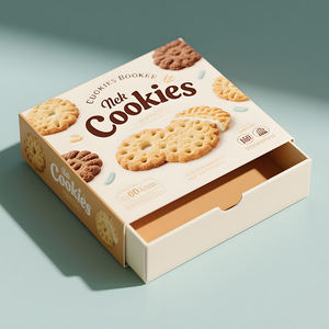 Boîte d'emballage <span class=keywords><strong>pour</strong></span> biscuits personnalisée, imprimée, en matériaux recyclés, de qualité alimentaire, <span class=keywords><strong>pour</strong></span> l'expédition de biscuits, en carton ondulé, boîte d'expédition postale - Product Image 6