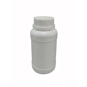 Hdpe Cylindrical <b>Container</b> 250Ml White Plastic Chemical Packaging Anti Theft Screw Cap With Aluminum <b>Foil</b> - Product Image 1