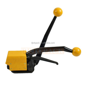 Premium A333 Máquina flejadora de acero <span class=keywords><strong>manual</strong></span> Cojinete semiautomático Herramienta de bandas de alta resistencia Envolturas Hebilla sin hebilla para acero - Product Image 1