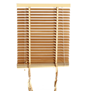 شرائح خشبية كهربائية على الطراز الفينيسي الصيني ، ستائر بتصميم عصري ، نمط عادي أفقي ، سعر منخفض - Product Image 1