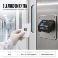 Lecteur de codes-barres sans contact à détection automatique pour kiosque, module d'imagerie 1280 x 800 avec détection réglable et étanchéité IP54