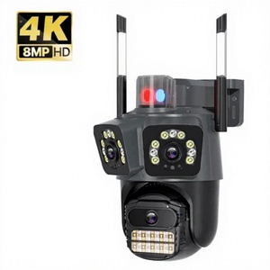 ICSEE HD 15MP Real 3Lens 360 PTZ DVR IP66 Waterproof Home Outdoor Wifi Surveillance CCTV <b>Wireless</b> <b>Security</b> IP Network <b>Cameras</b> - Product Image 1