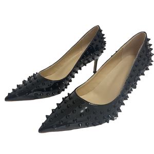 Escarpins à talons aiguilles de 5 cm pour femme, avec rivets, pour mariage, soirée, rendez-vous, bout pointu, grandes tailles, personnalisation du logo, fabrication en usine - Product Image 4