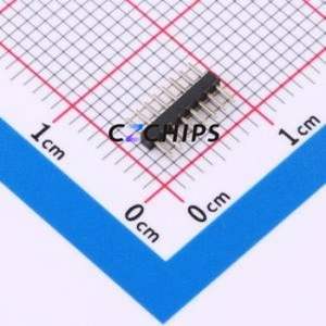 ZX-PZ1.0-1-8PZZ Pin Header Through hole Component (THT),P=1mm Connector 1x8P 1mm Pin Header Through Hole - Product Image 2