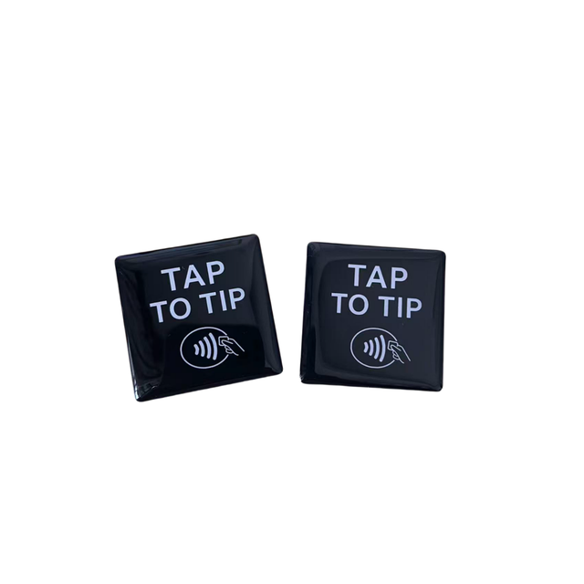 Nfc Small square Sticker Plate Social Media Tap Smart Business Card