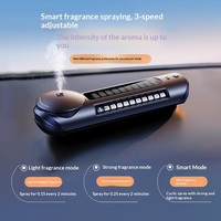 Diffuseur de parfum automatique solaire pour voiture BOOLA, éliminateur de formaldéhyde, corps métallique, atomisation intelligente, diffuseur de parfum pour véhicule