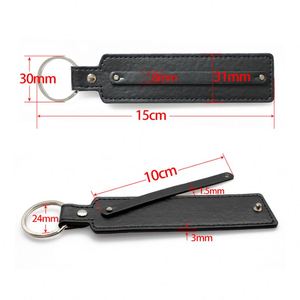 15 Colors 8mm Faux Leather Keychain DIY Craft Keychain Blank <b>Key</b> Chain Perfect for K-Pop Theme Stylish Multi-Colors DIY Keychain - Product Image 3