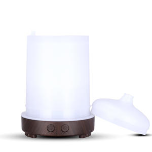 YX Aroma Diffuser 200Ml <b>Water</b> Tank Home Use Electric Humidifier With <b>Timer</b> Light Wood Grain Dark Wood Grain - Product Image 5