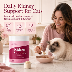 Poudre de soutien rénal avancé pour chats – Service OEM complet, formule personnalisée, soin des voies urinaires, probiotiques et prébiotiques pour chats - Product Image 2