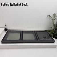 Puits de lumière de serre en alliage d'aluminium sur mesure avec design moderne pour usage extérieur, ventilation et transmission de la lumière
