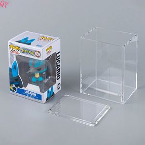Q Y For Pop Acrylic Display Case 4\" Vinyl Figure Compatible Stylish Display Rack - Product Image 2