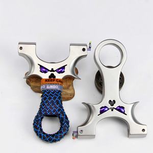 Tirachinas de <span class=keywords><strong>caza</strong></span> de acero inoxidable de alta calidad, banda de goma de alta resistencia, tirachinas de tiro de alta precisión para exteriores 8020 - Product Image 4