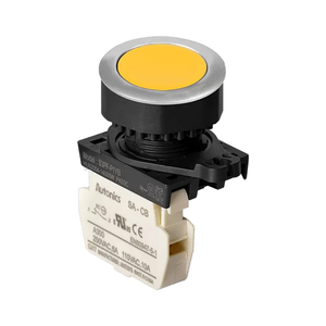 Nouveau bouton-poussoir Autonics d'origine, série S3PF, S3PF-P1R/S3PF-P1B/S3PFU-P3R, bouton-poussoir rond encastré - Product Image 1