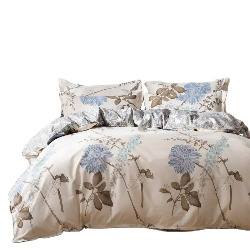 3pcs of luxury duvet cover bed sheet king bedding set luxury bedspread microfiber bedding set