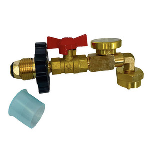 Régulateur <span class=keywords><strong>de</strong></span> <span class=keywords><strong>gaz</strong></span> <span class=keywords><strong>propane</strong></span> en laiton avec manomètre pour raccordement <span class=keywords><strong>de</strong></span> réservoir <span class=keywords><strong>de</strong></span> camping - Product Image 2