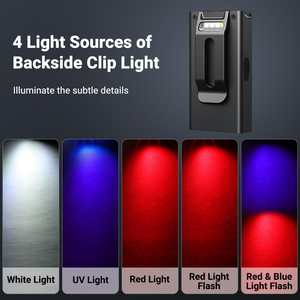 Rechargeable Mini Multifunctional Work <b>Light</b> Portable EDC Clip Magnet for <b>Workshop</b> Camping Hiking Torches Flashlights FX-EDC1 La - Product Image 3